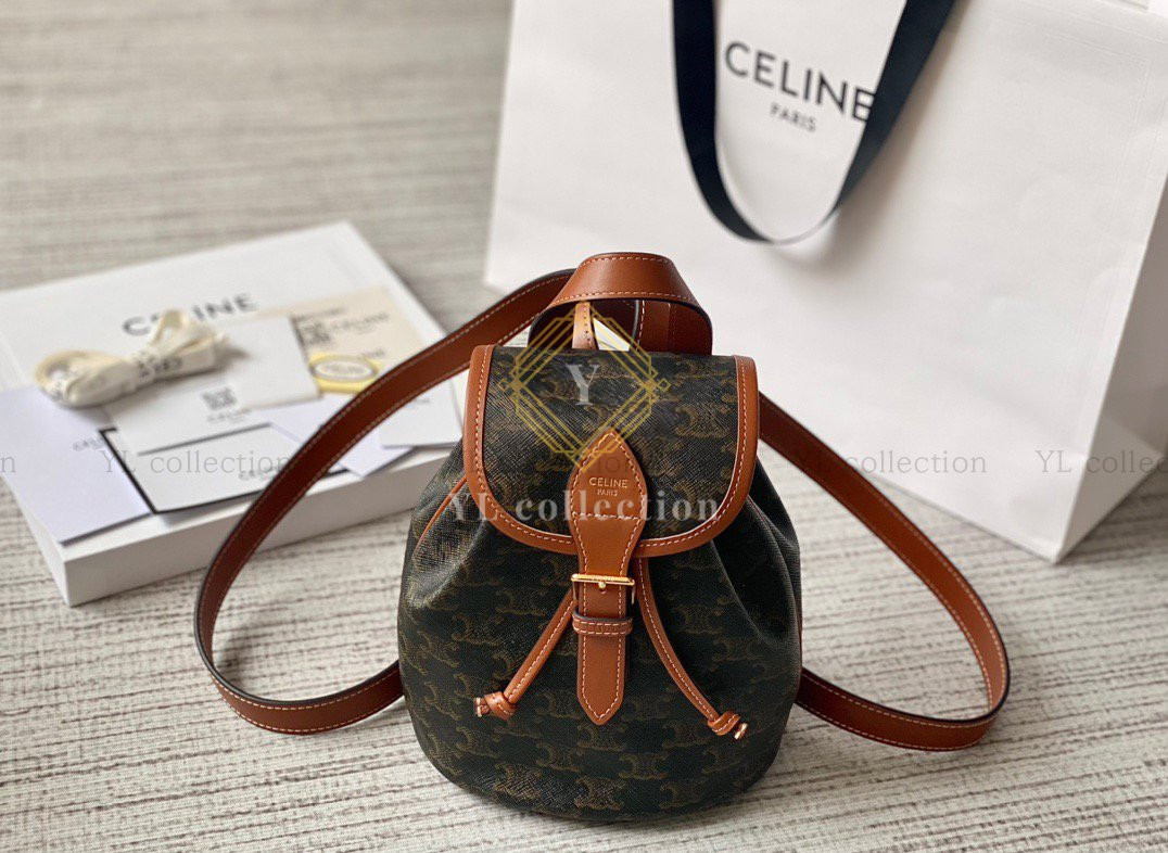 셀린느 퐁코 트리오페 미니 백팩