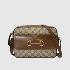 구찌 홀스빗 1955 GG 수프림 스몰 숄더백