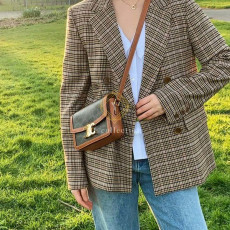 셀린느 틴 트리오페 캔버스 숄더백