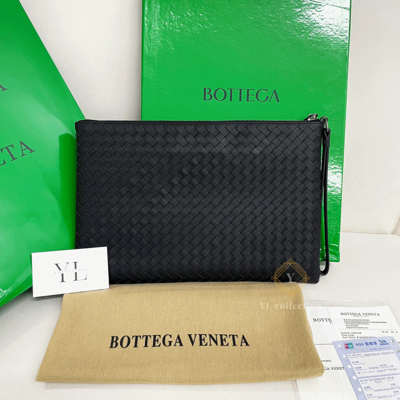 보테가베네타 스트랩 인트레치아토 클러치백