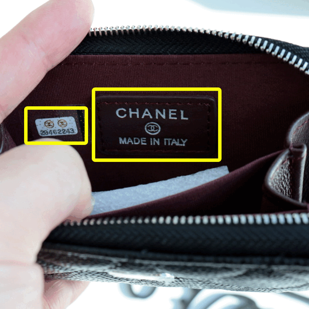 샤넬 클래식 지퍼 카드지갑