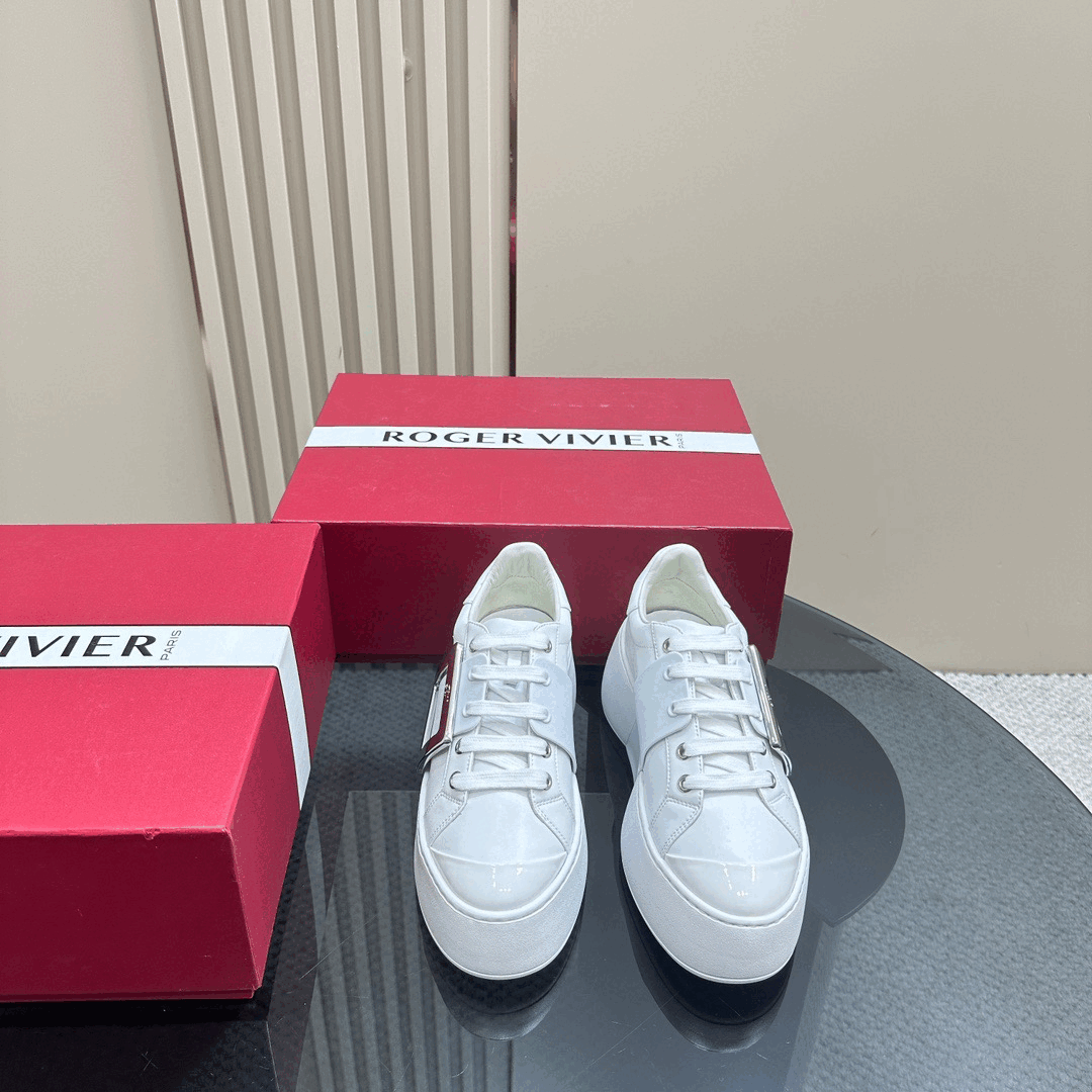 로저비비에 비브 스케이트 레더 스니커즈