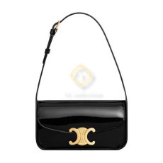 셀린느 테렌스 트리오페 페이턴트 레더 숄더백