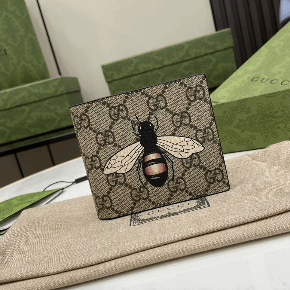 구찌 애니멀 프린트 GG 수프림 지갑