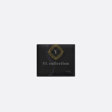 디올 새들 컴팩트 지갑 블랙 레더