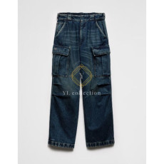 프라다 데님 카고 진