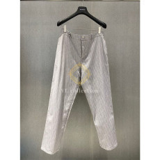 디올 오블리크 데님 팬츠 그레이