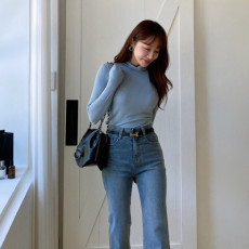 소토바 하이넥 폴라 티셔츠