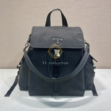 프라다 익스플로어 리나일론 및 가죽 백팩 2VZ118