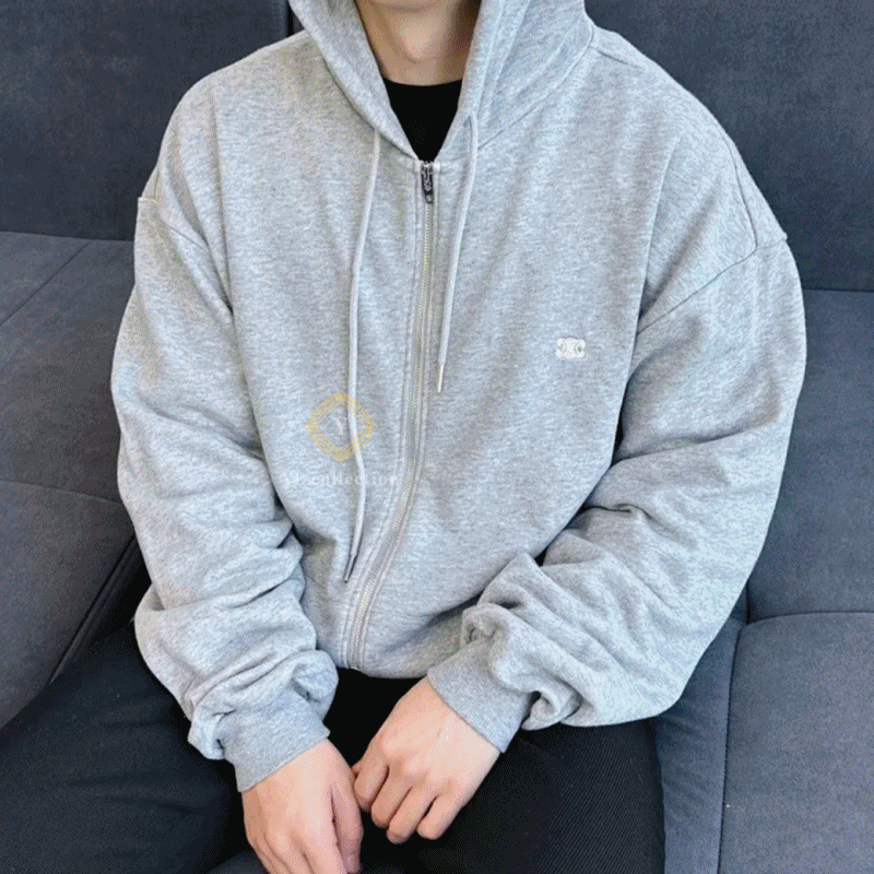 셀린느 루즈 트리오페 후드 집업 자켓