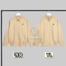 미우미우 오버사이즈 치노 블루종 자켓