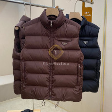 프라다 삼각로고 리나일론 베스트 패딩 조끼