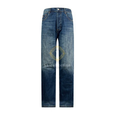 프라다 로우라이즈 데님 팬츠