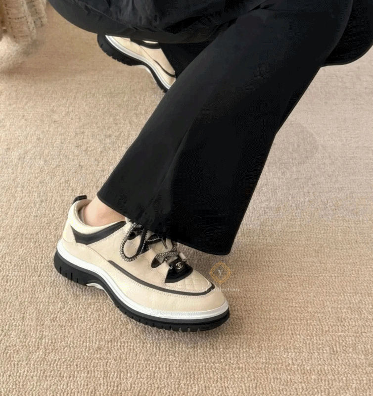 샤넬 퀄팅 판다 스니커즈