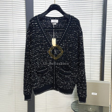 톰브라운 V넥 트위드 가디건 자켓