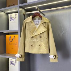 버버리 코튼 블렌드 트렌치 재킷