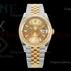 로렉스 데이저스트 36MM 골드 다이얼