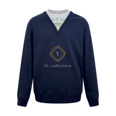 로에베 브이넥 트롱프뢰유 스웨트셔츠