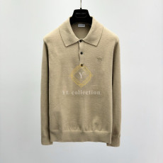 버버리 롱 슬리브 블렌드 폴로 셔츠