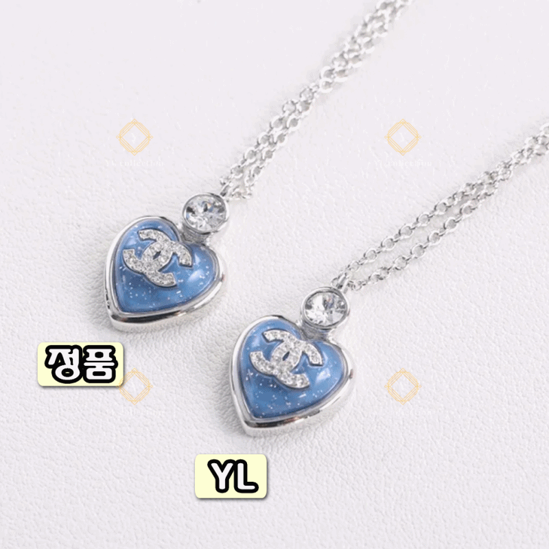 샤넬 아이스 하트 네크리스
