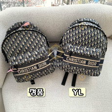 디올 오블리크 자카드 트래블 백팩