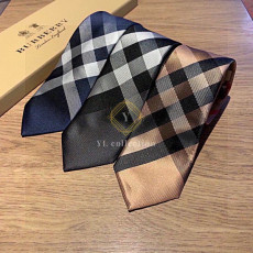 버버리 체크 실크 넥타이