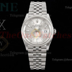 로렉스 데이저스트 36 실버 다이얼