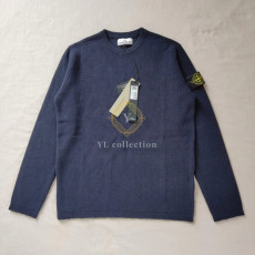 스톤 아일랜드 리브드 소프트 코튼 니트