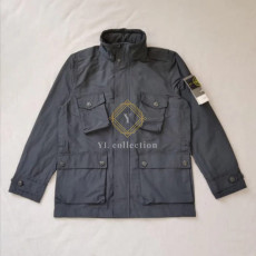 스톤 아일랜드 마이크로 랩스 야상 자켓