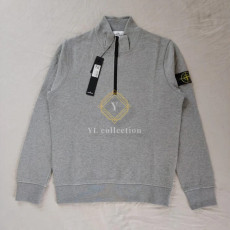 스톤 아일랜드 반집업 맨투맨