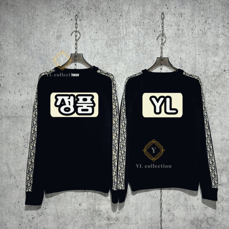 디올 오블리크 인서트 니트