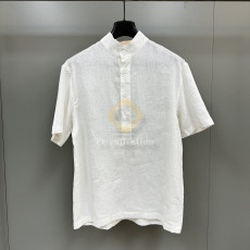 로로피아나 하쿠산 반소매 차이나 셔츠