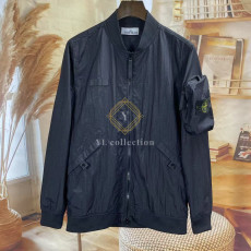 스톤 아일랜드 4100004 멤브라나 3L TC 블루종 자켓