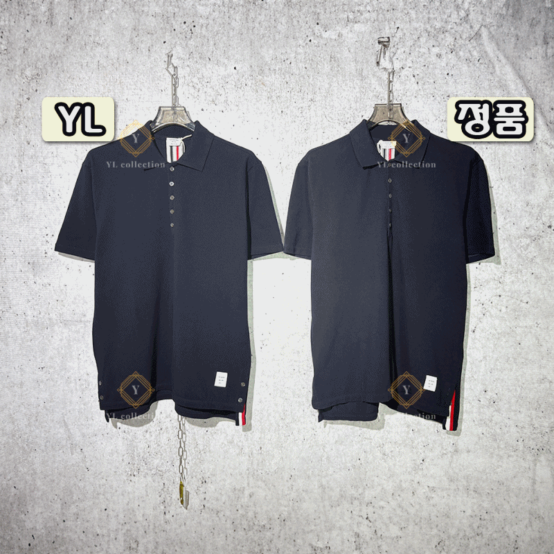 톰브라운 센터백 스트라이프 폴로 반팔티