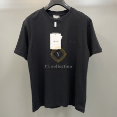 디올 Dior 로고 자수 반팔 티셔츠