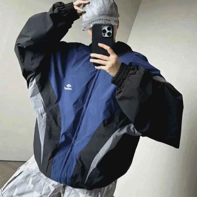 발렌시아가 3B 스포츠 아이콘 트랙수트 재킷