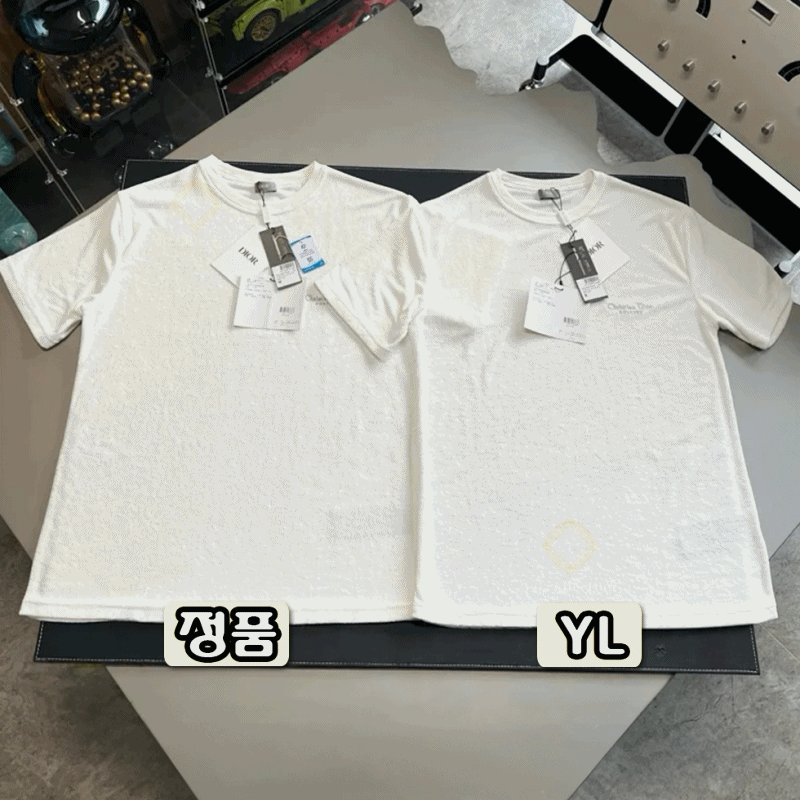디올 크리스찬 디올 쿠튀르 코튼 테리 반팔 티