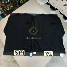 크롬하츠 블랙 트리플 크로스 헐리우드 롱슬리브
