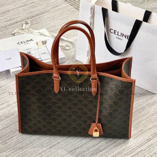 셀린느 트리오페 캔버스 토트백